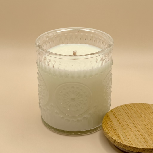 SALTED CARAMEL EGGNOG soy candle ~ 7oz