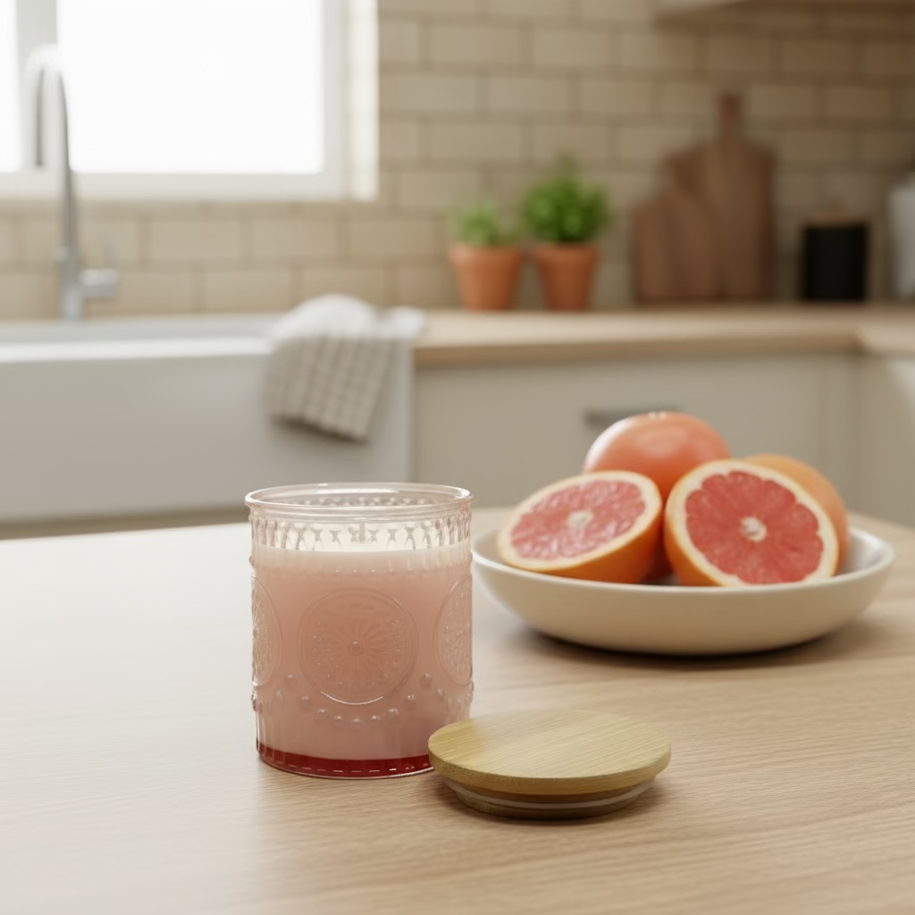 PINK GRAPEFRUIT soy candle ~ 7oz