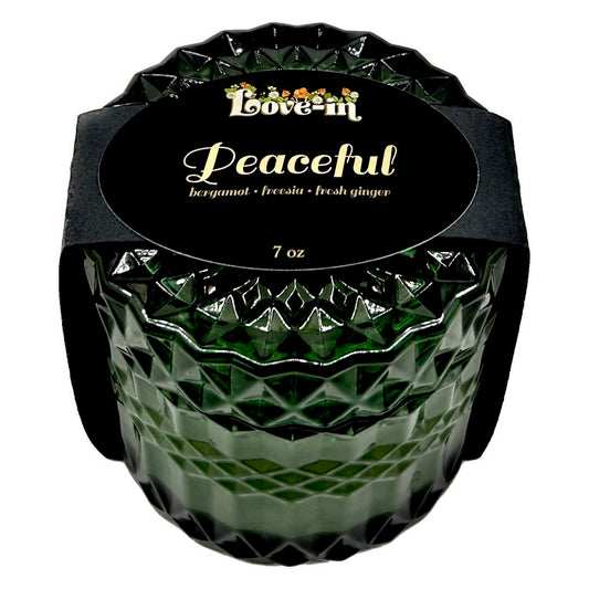 PEACEFUL soy candle ~ 7oz