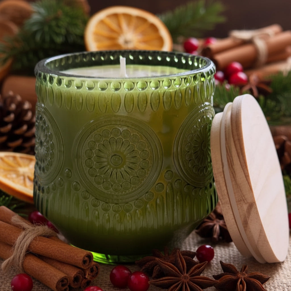 HOLIDAY POTPOURRI soy candle ~ 13.5 oz