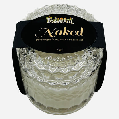 NAKED soy candle ~ 7oz