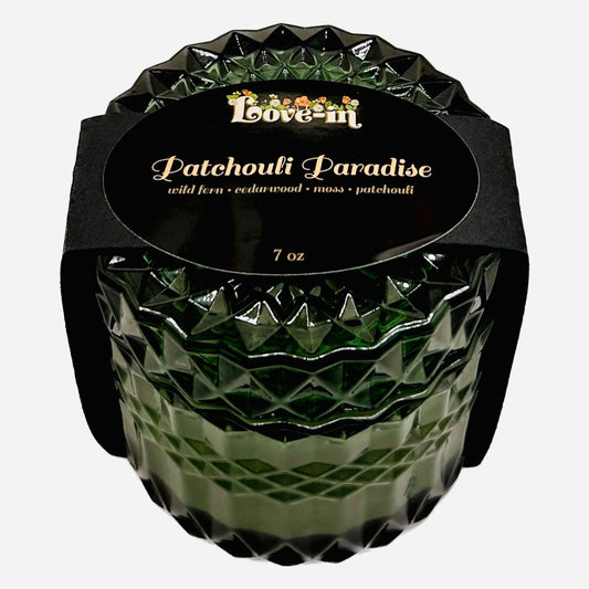 PATCHOULI PARADISE soy candle ~ 7oz